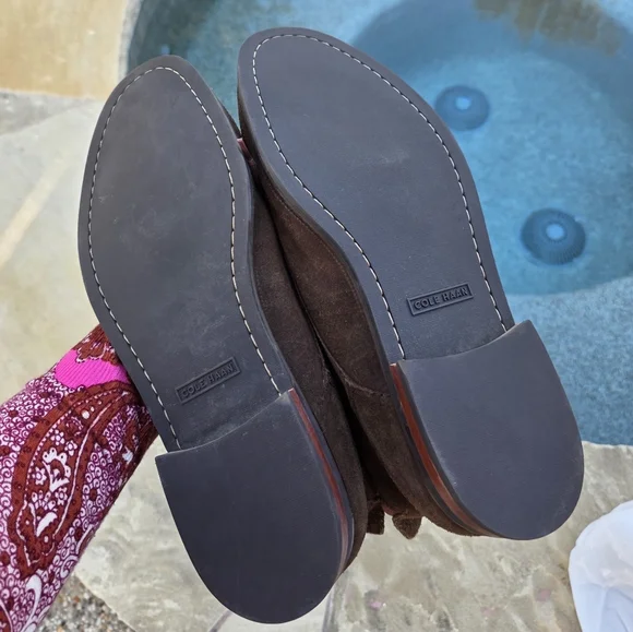 Cole Haan Ogden Stitch Chukka Boot Brown Suede C26393 Shoes 12M - Picture 3 of 10